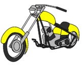 Desenho Moto pintado por Robson