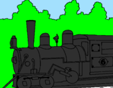 Desenho Locomotiva  pintado por davi