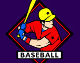 Desenho Logo de basebol pintado por naah