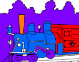Desenho Locomotiva  pintado por LUCAS C F