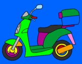 Desenho Ciclomotor pintado por bren0