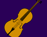 Desenho Violino pintado por elinton