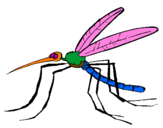 Desenho Mosquito pintado por LIbelula