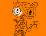 Desenho O gato momia pintado por douglas