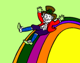 Desenho Duende no arco-íris pintado por VICTOR