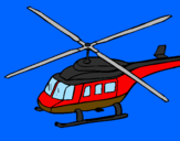 Desenho Helicoptero  pintado por Diélico