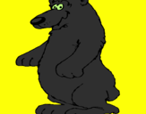 Desenho Urso pintado por pedro hejnrique