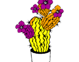 Desenho Flores de cacto pintado por fuiolkjhgfdsasdgjnlkzxcvb