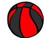Desenho Bola de basquete pintado por enzo gabriel 