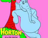 Desenho Horton pintado por manuela