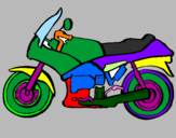 Desenho Motocicleta pintado por ANDRÉ