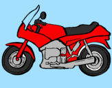 Desenho Motocicleta pintado por Leandro A. C