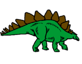 Desenho Stegossaurus pintado por rhayner