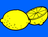 Desenho Limão pintado por ana   sofia