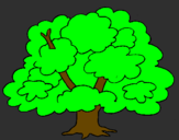 Desenho Árvore pintado por gabriela