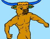 Desenho Cabeça de búfalo pintado por NADIM45