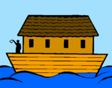 Desenho Arca de Noé pintado por  joao