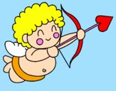 Desenho Cupido  pintado por lucas
