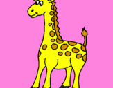 Desenho Girafa pintado por BEATRIZ
