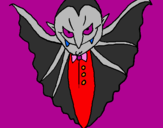 Desenho Vampiro aterrorizador pintado por JAVIER saez     4