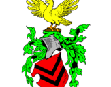 Desenho Escudo de armas e águia pintado por tamires