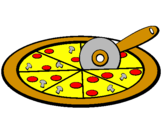 Desenho Pizza pintado por ben10