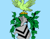 Desenho Escudo de armas e águia pintado por vagner