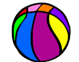 Desenho Bola de basquete pintado por Marta