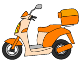 Desenho Ciclomotor pintado por MARTA
