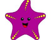 Desenho Estrela do mar pintado por sara-estrela do mar
