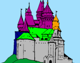 Desenho Castelo medieval pintado por ryan allison