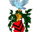 Desenho Escudo de armas e águia pintado por alec