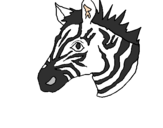 Desenho Zebra II pintado por Beatriz