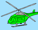 Desenho Helicoptero  pintado por diogo