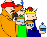 Desenho Os Reis Magos 3 pintado por lucas