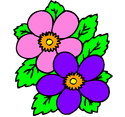 Desenho Flores pintado por jasmim