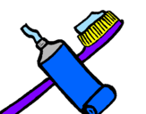 Desenho Escova de dentes pintado por isabella   8