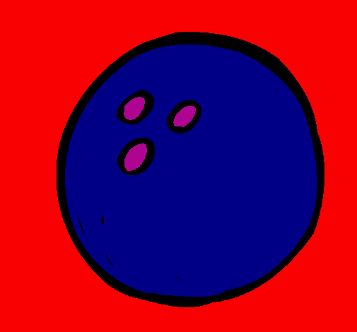 Desenho Bola de bowling pintado por pedro emanuel