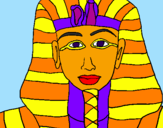 Desenho Tutankamon pintado por pipocas2000
