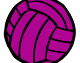 Desenho Bola de voleibol pintado por Leonor