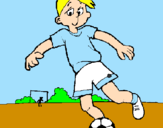 Desenho Jogar futebol pintado por SIDNEI