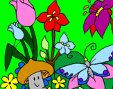 Desenho Fauna e Flora pintado por jhonatan