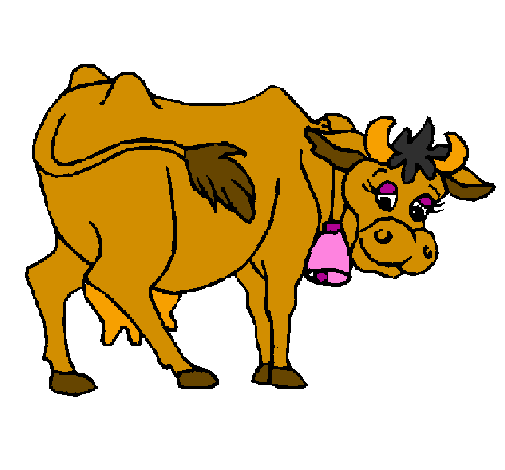Desenho Vaca pintado por vaquinha bonitinha