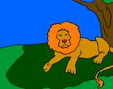 Desenho O Rei Leão pintado por luana