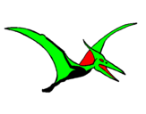 Desenho Pterodáctilo pintado por marcus vinicius