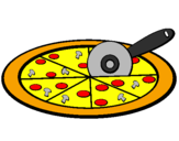 Desenho Pizza pintado por joao alfredo