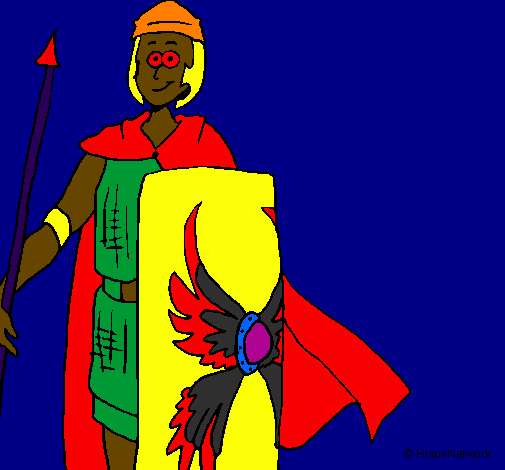 Desenho Soldado romano II pintado por Homem 