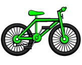 Desenho Bicicleta pintado por va de bike