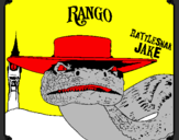 Desenho Rattlesmar Jake pintado por luiz fernando
