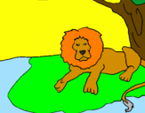 Desenho O Rei Leão pintado por gabriel